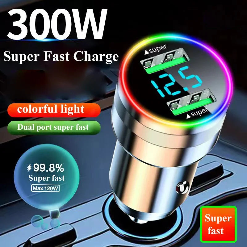 Led Light Car Charger