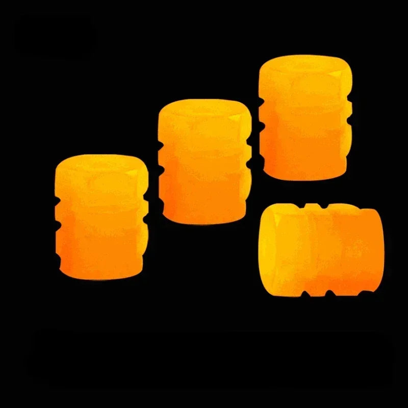 Glowing Tire Valve Caps