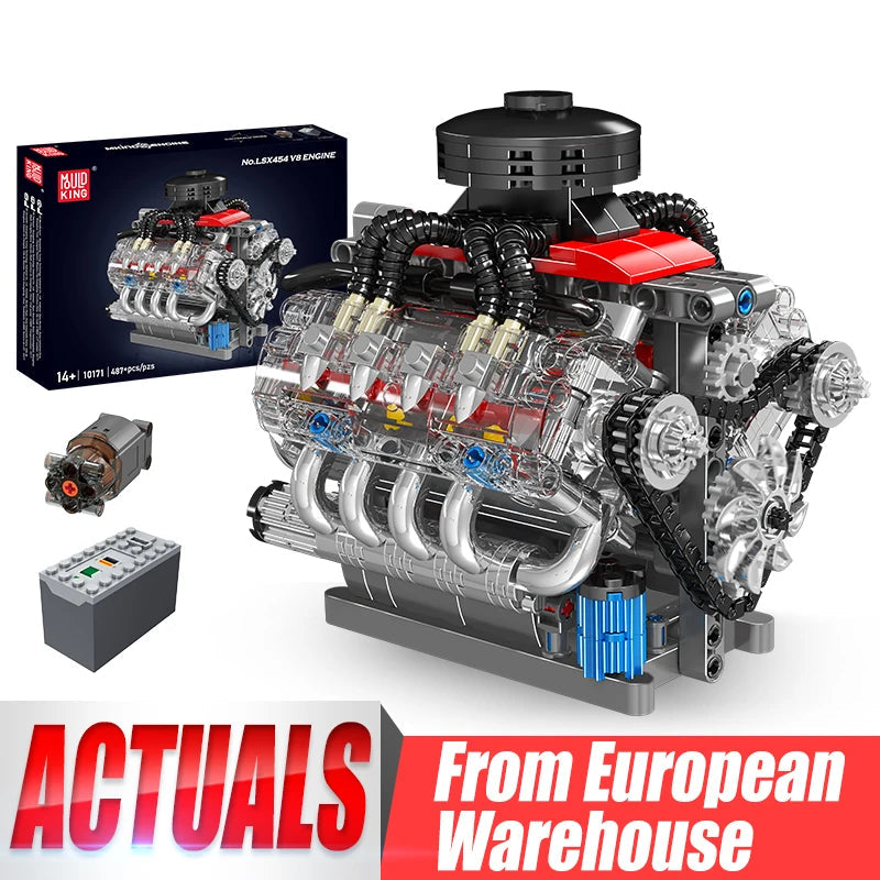 V8 Engine Model Building Kit