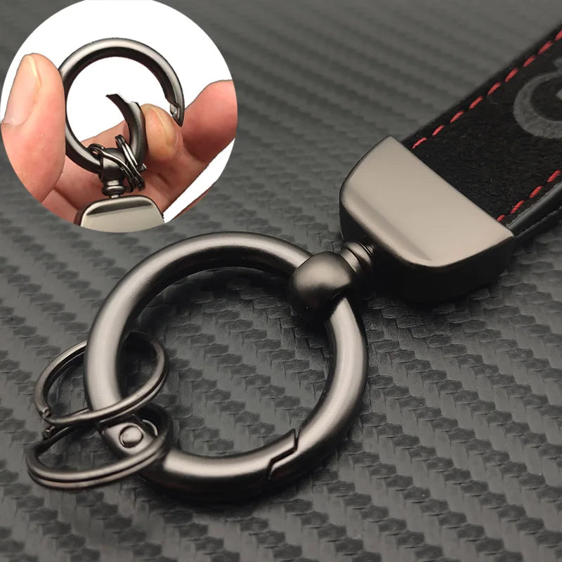 GLI Leather Keychain