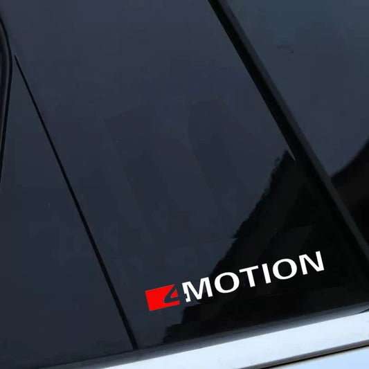 4Pcs 4Motion Car Sticker
