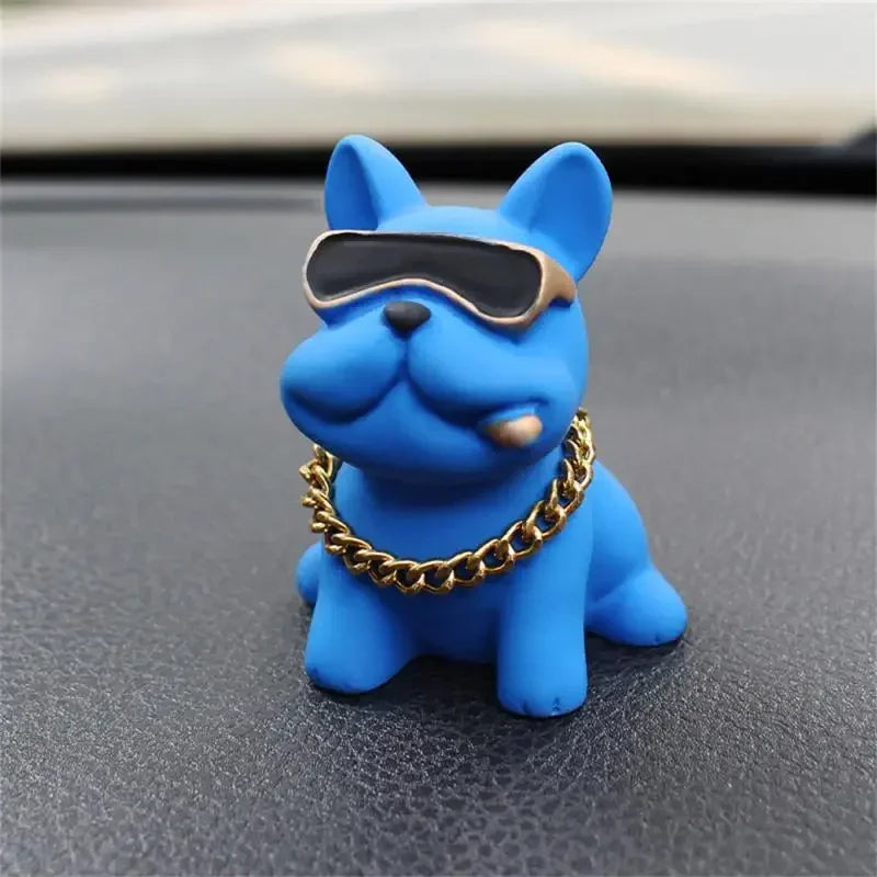 Cool Bulldog Car Dashboard Ornament