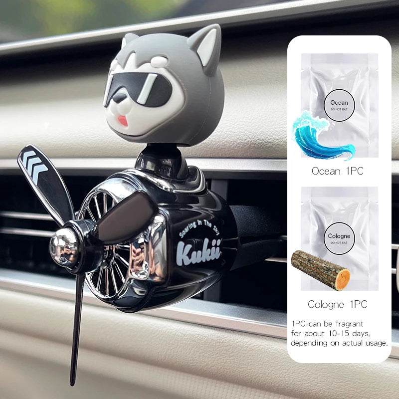 Pilot Bear Car Air Freshener