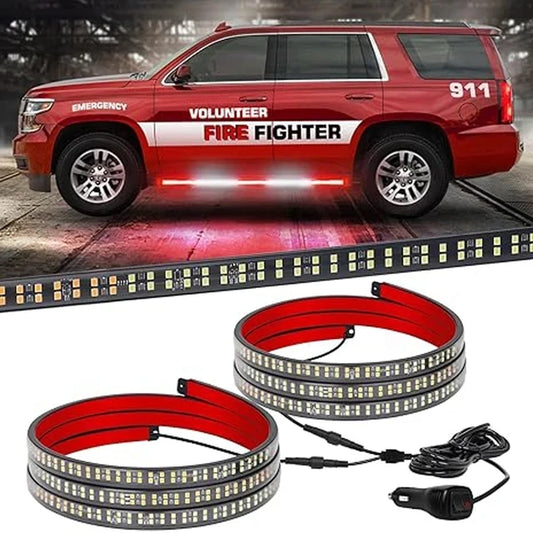 Amber Emergency LED Warning Strips