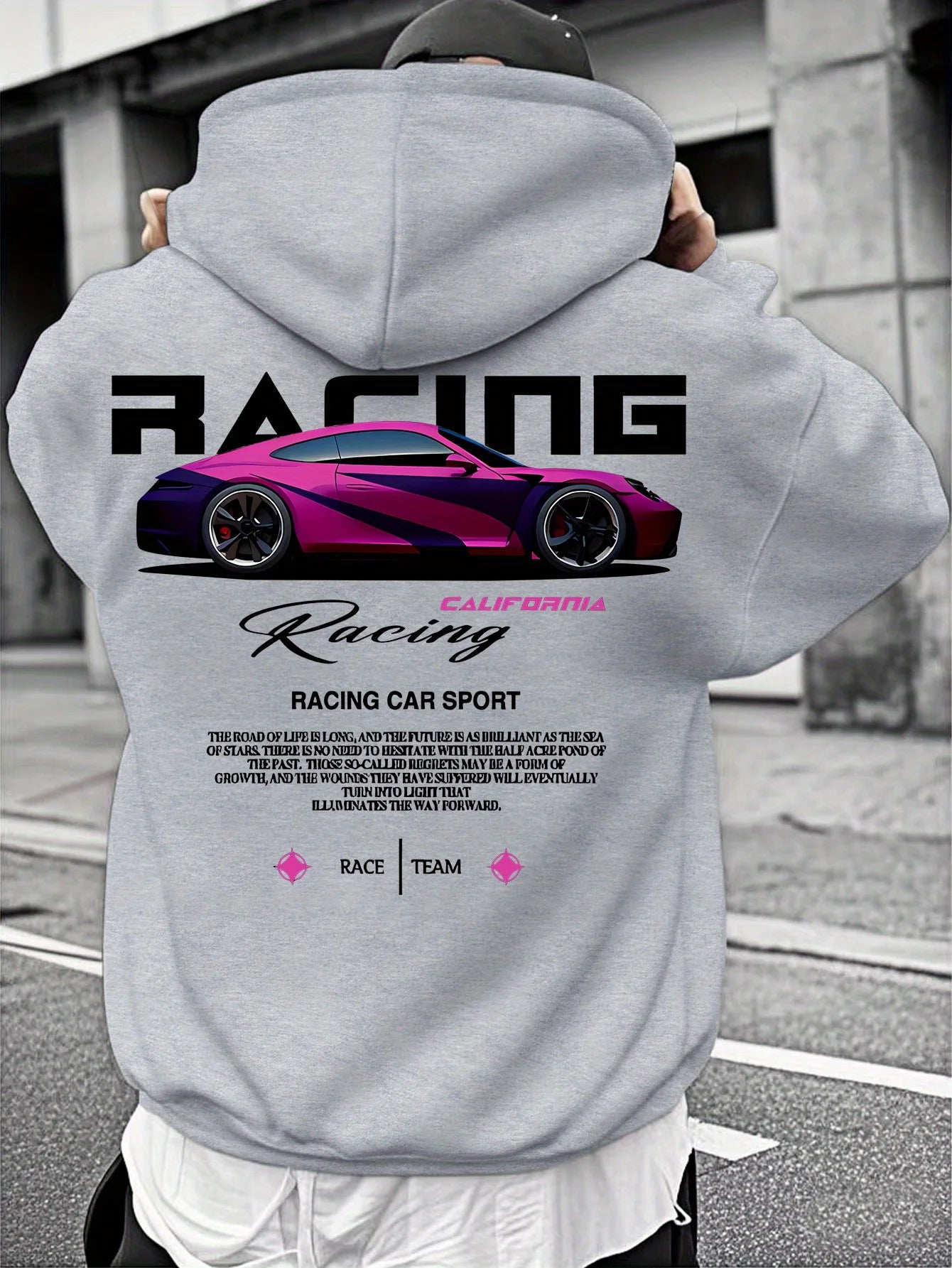 Racing Car Sport Urban Hoodie