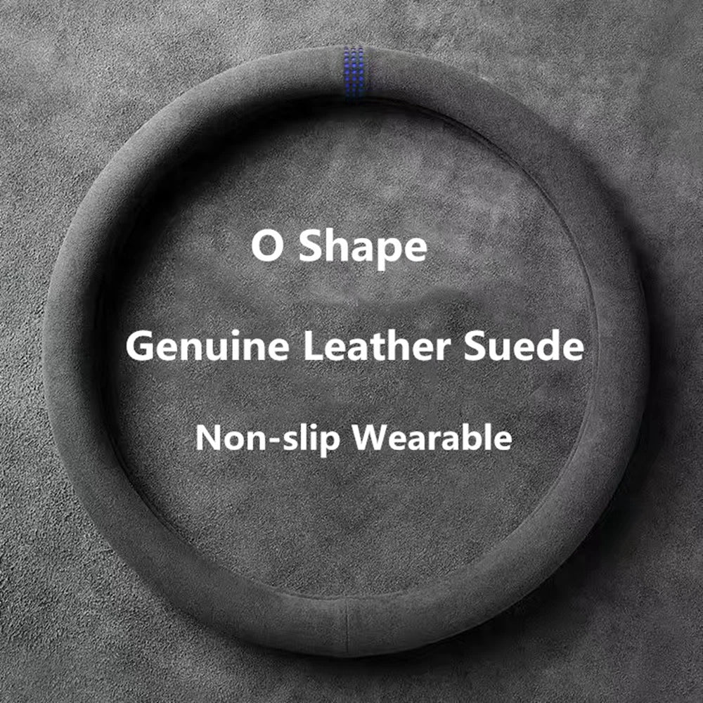 Luxury Suede Steering Wheel Cover