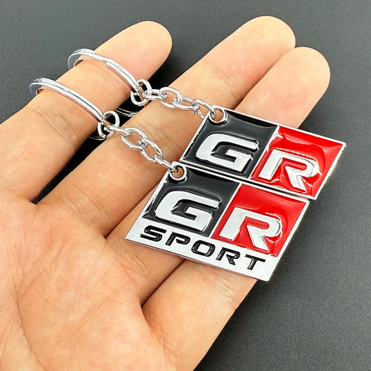 GR Sport Car Keychain