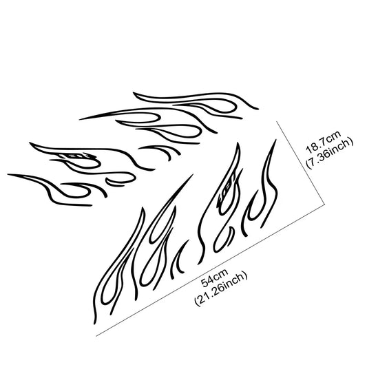 Fire Side Car Stickers