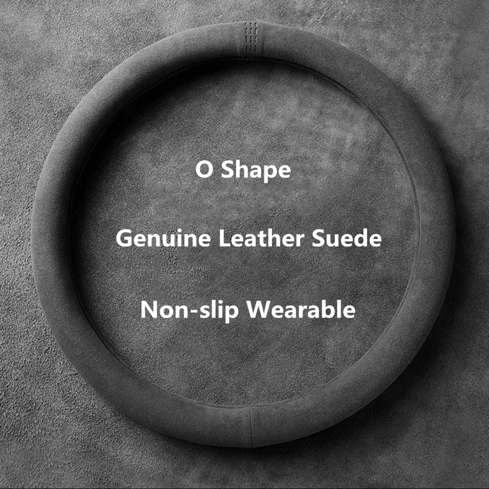 Luxury Suede Steering Wheel Cover