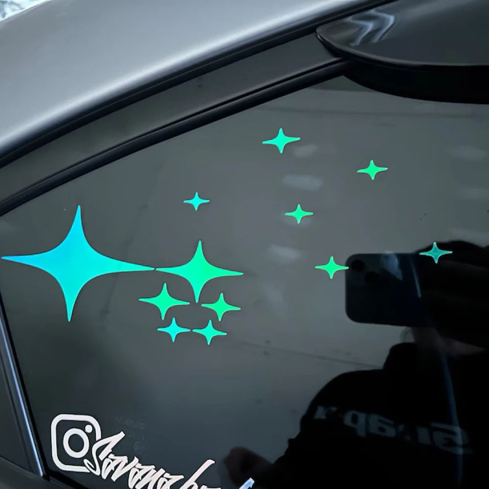 Bling holografische Autoaufkleber