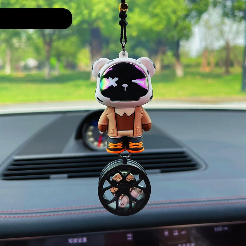 Stylish Bear Car Charm