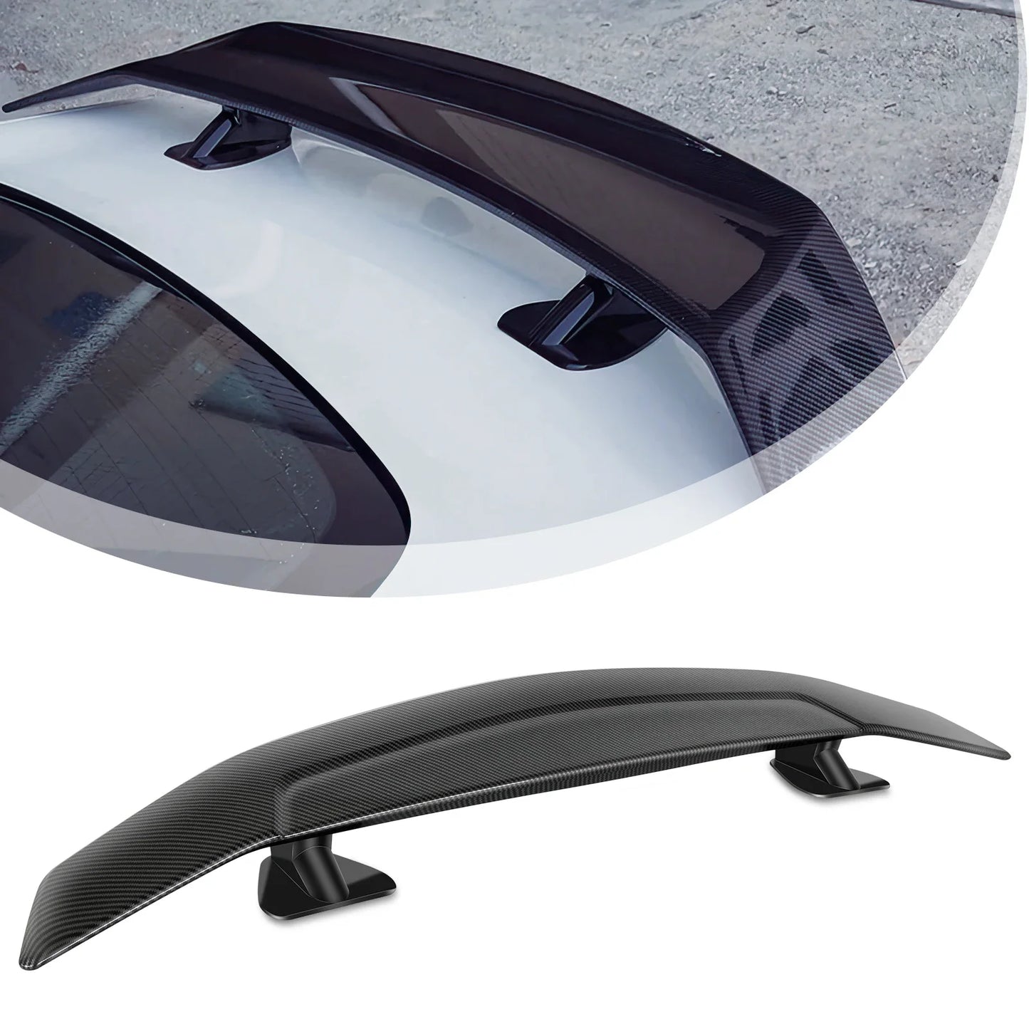 Universal GT-Style Carbon Fiber Rear Spoiler