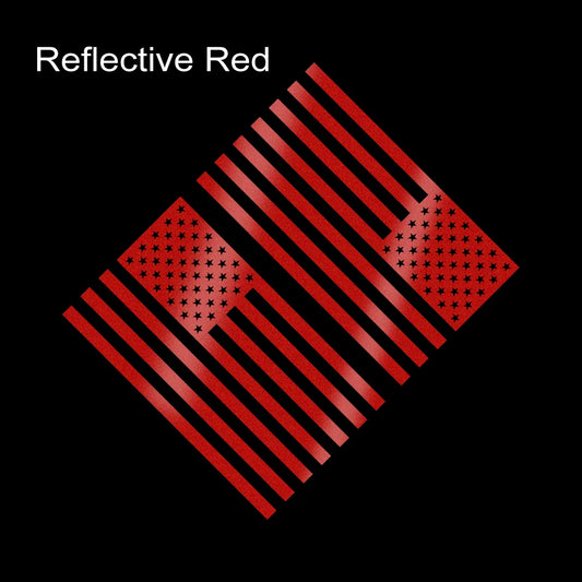 American Flag Car Decal