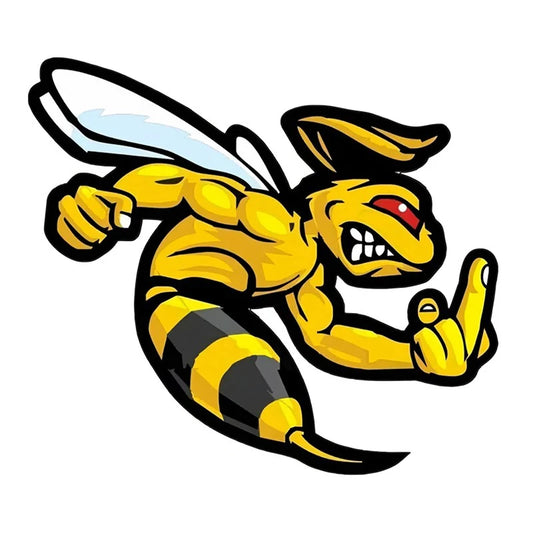Angry Hornet Car Sticker