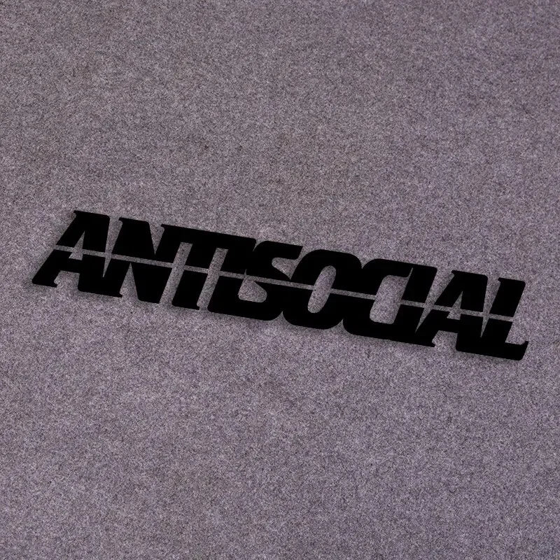 Calcomanía para coche ANTISOCIAL