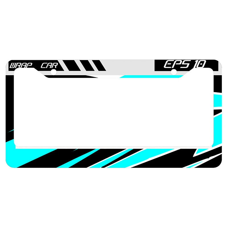 Racing-Inspired License Plate Frames