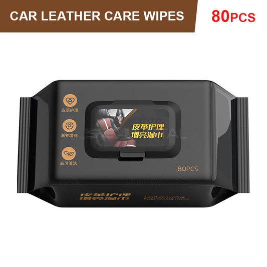 Toallitas de limpieza de cuidado del cuero