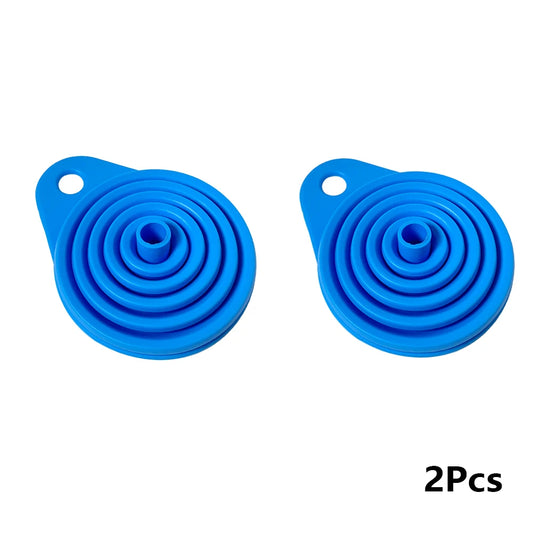 Collapsible Silicone Funnel Set
