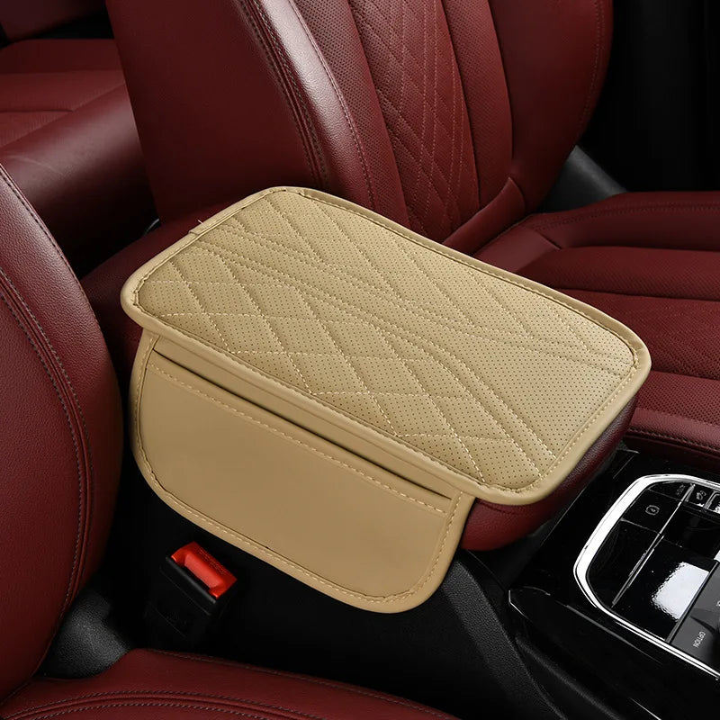 Coussin accoudoir de voiture avec poche de rangement