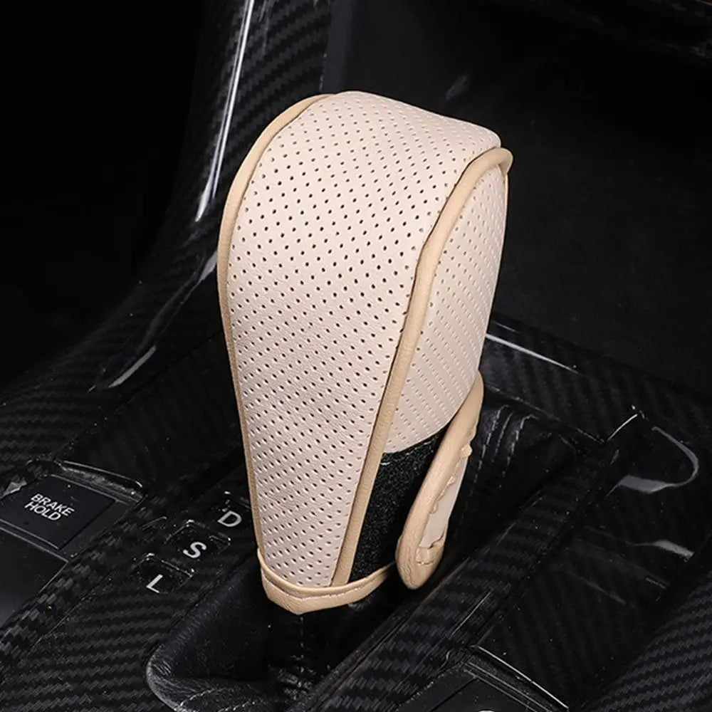 Leather Gear Shift Knob Cover