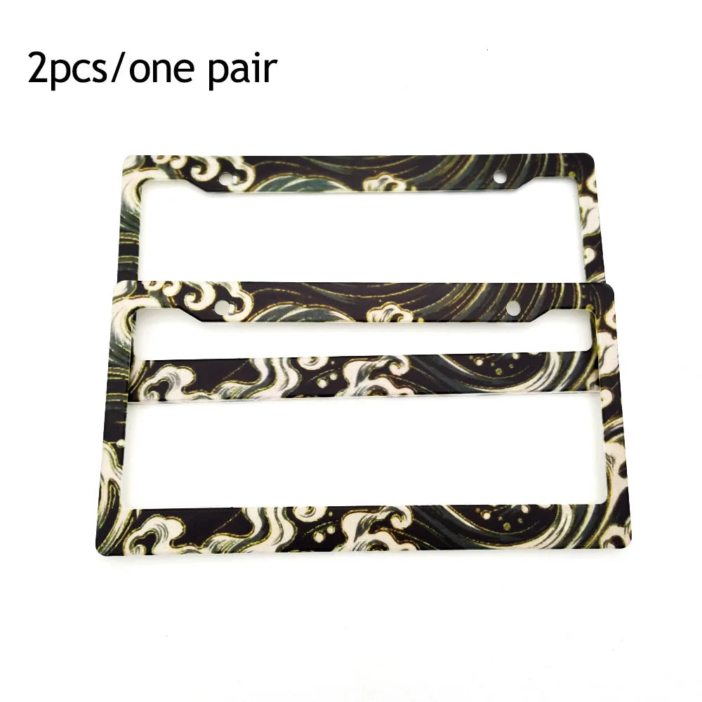 Custom Printed License Plate Frames