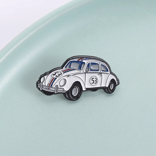 Pin de solapa con broche de coche Retro 53