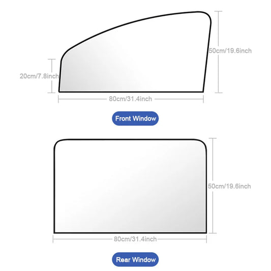Car Sun Shade Privacy Curtains