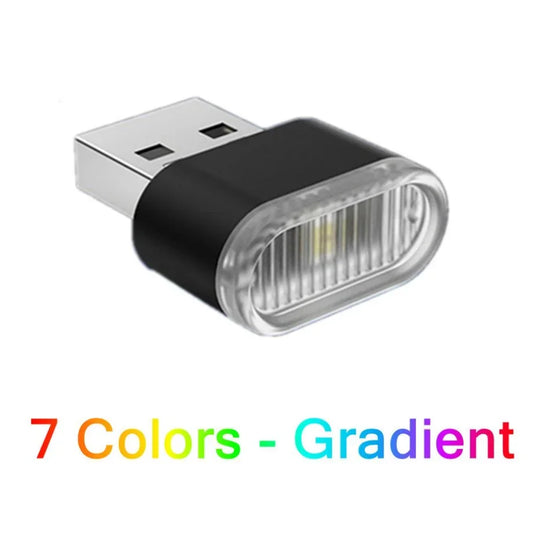 Mini USB Multi-Color Car Interior Light
