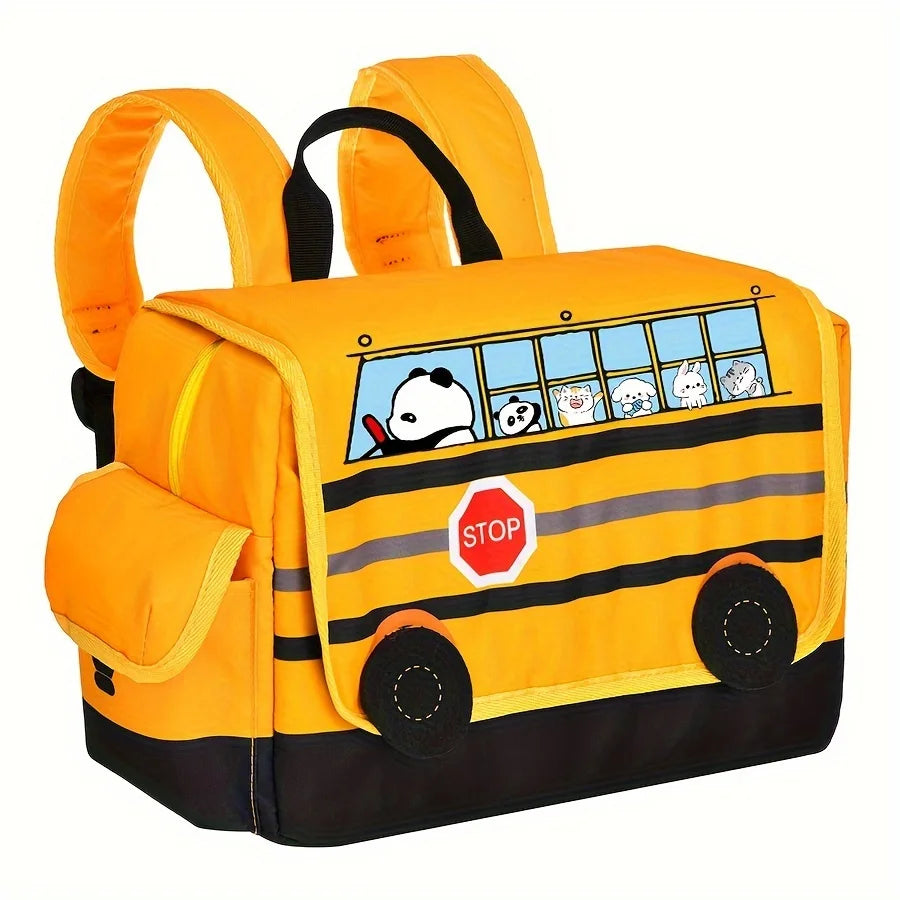 School Bus Kids Backpack