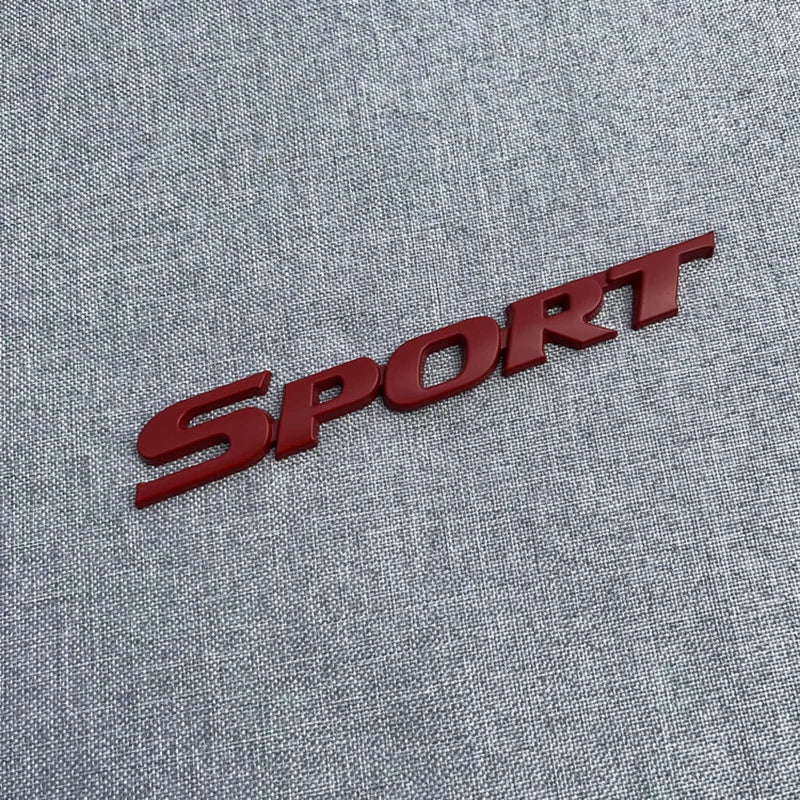 Sport 3D Metal Emblem Badge