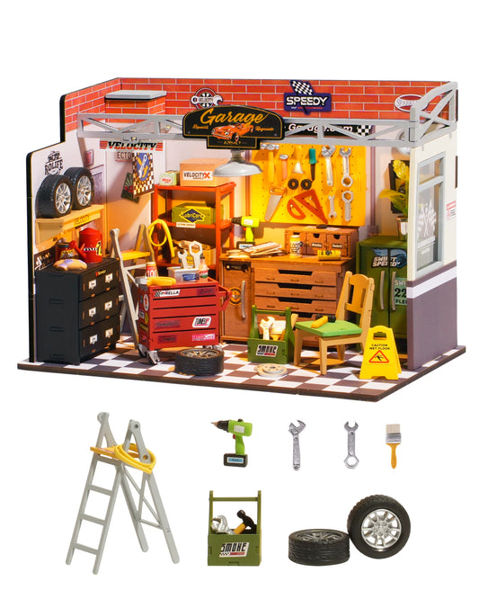 DIY Garage Workshop Miniature Kit