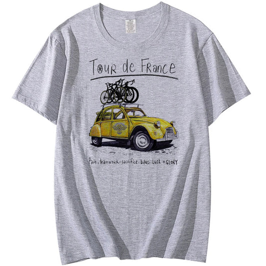 Tour de France Retro Car T-Shirt