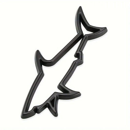 Shark Shape Badge Decal