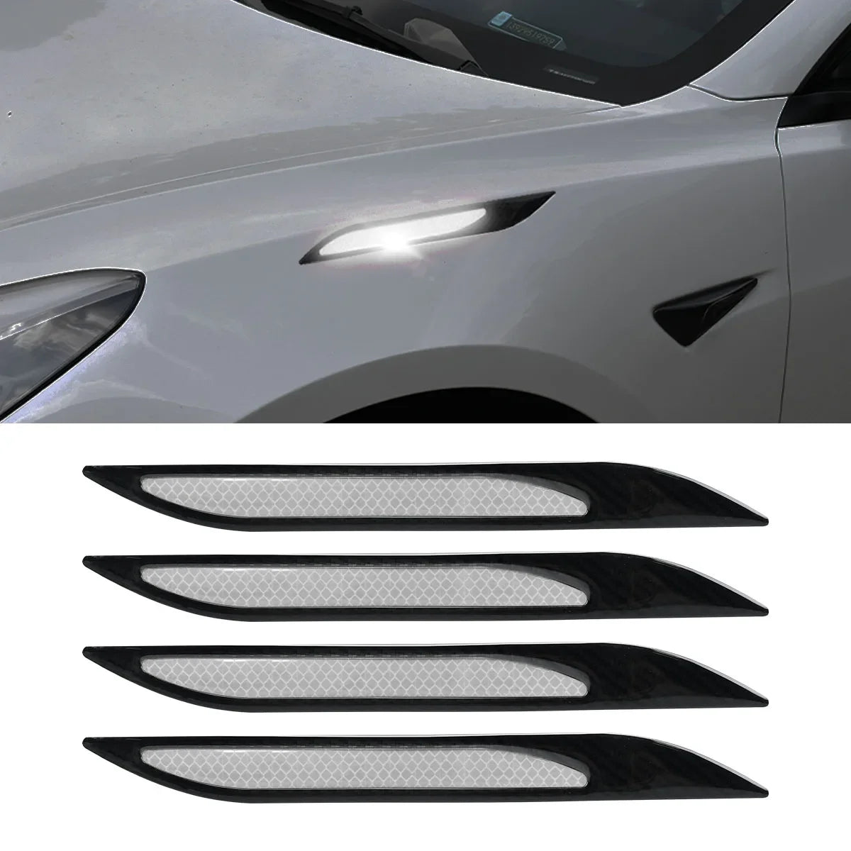 Reflective Side Stickers with LED Effect