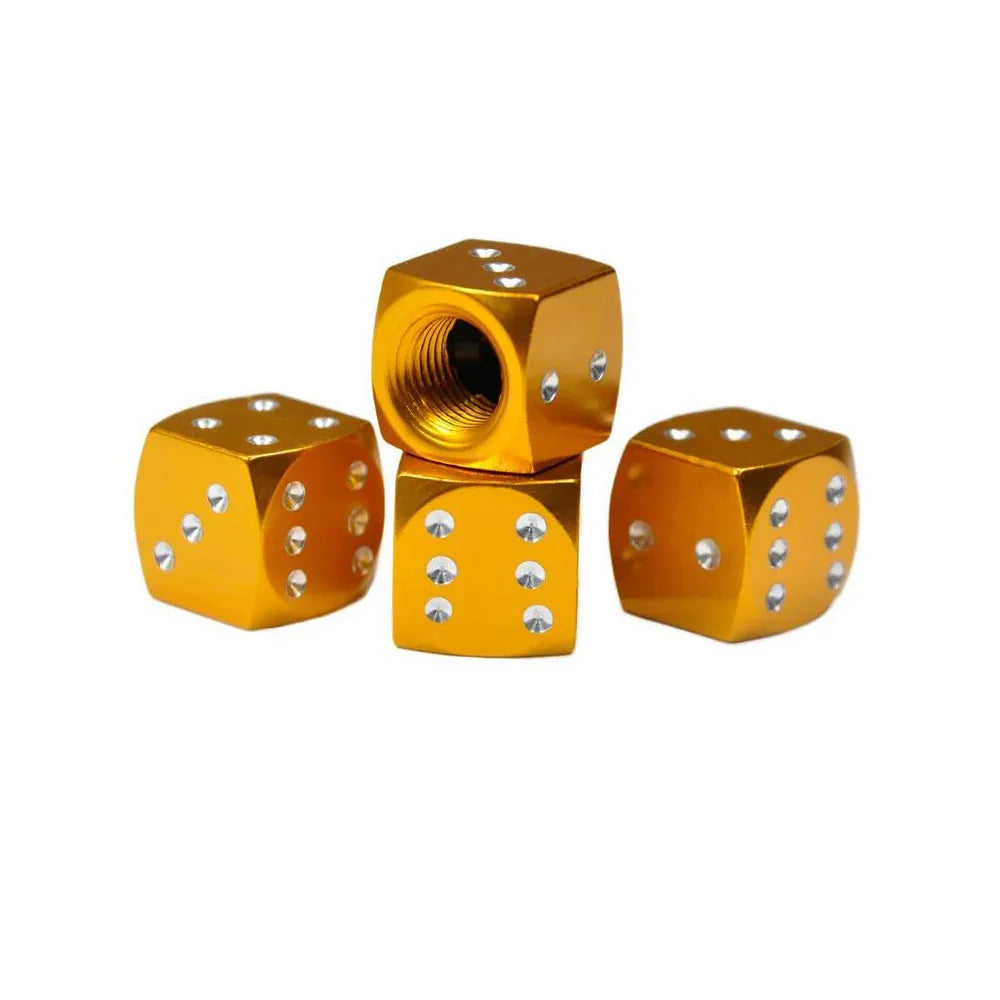 4Pcs/Set Aluminum Valve Caps