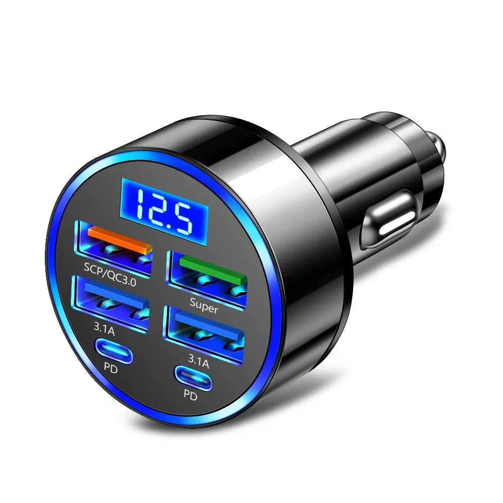 6-Port-Fast-Auto-Ladegerät