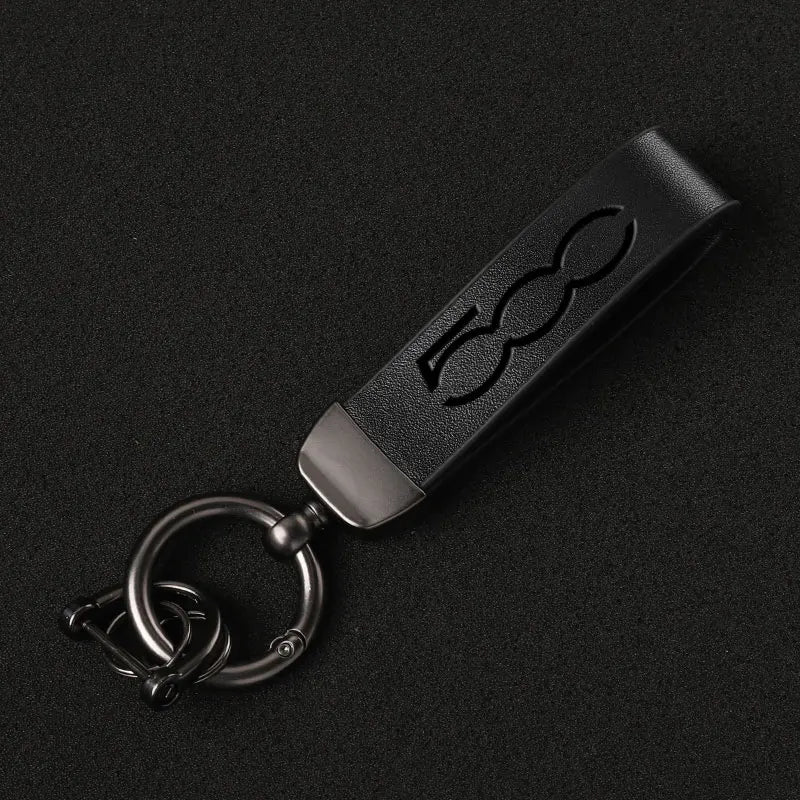 500 Leder-Premium-Schlüsselanhänger FT