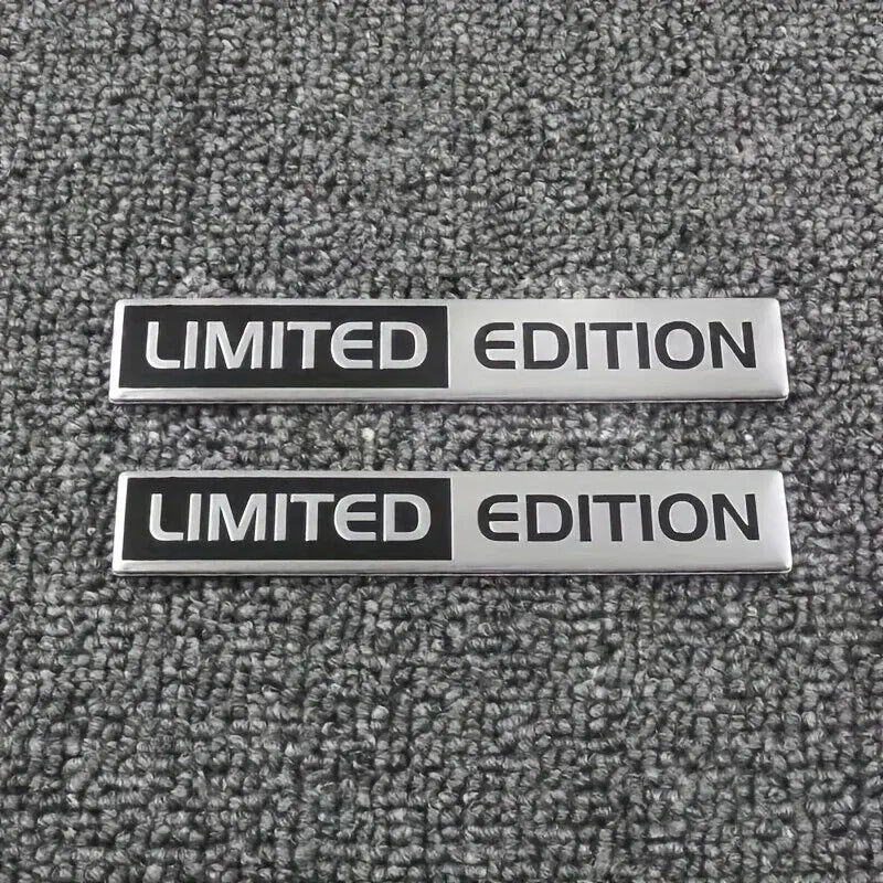 Limited Edition Metal Emblem Sticker
