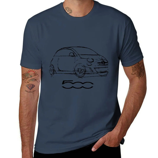 500 Cotton Black T-Shirt FT
