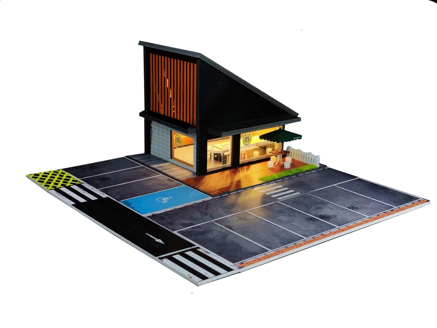 1:64 Scale Garage Diorama with LED