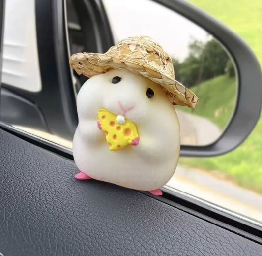 Cute Hamster Car Ornament