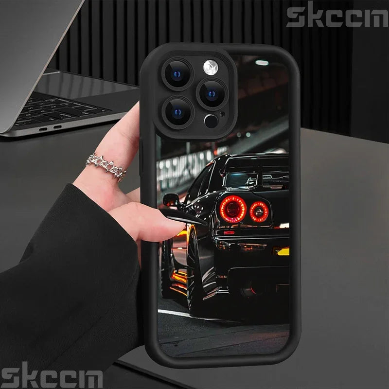 Automobilbegeisterte iPhone Hülle