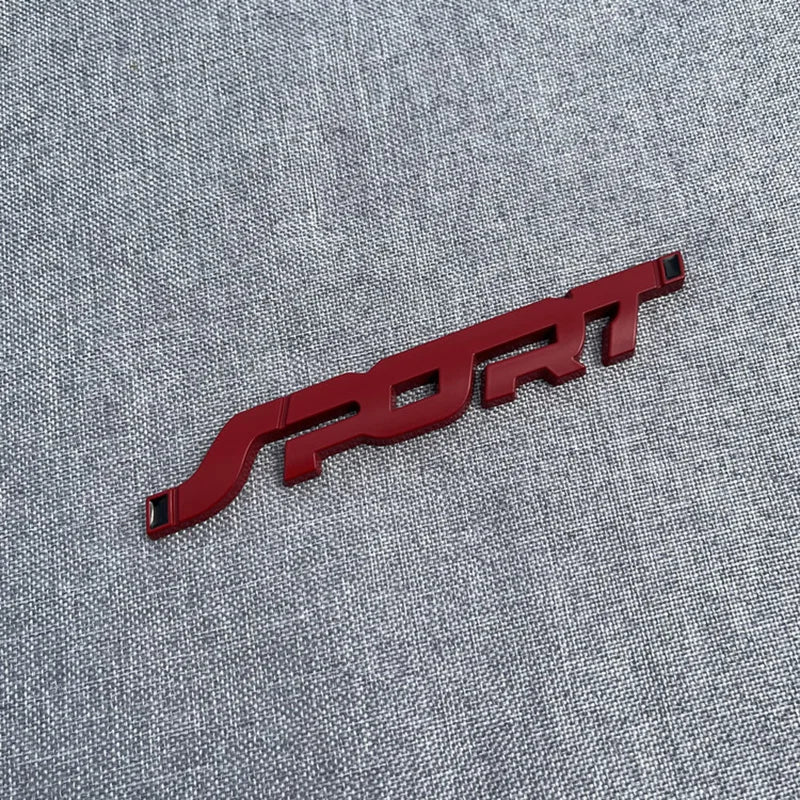 Sport 3D Metal Emblem Badge