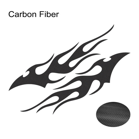 4PCS Cool Car Sticker Flame Body