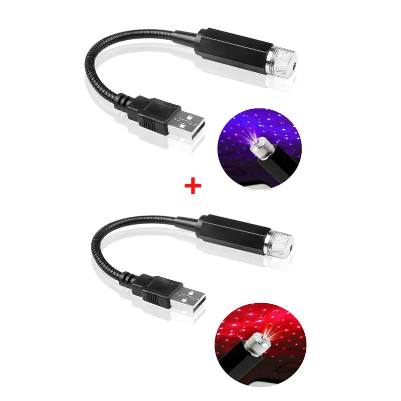 USB Star Projector Interior Car