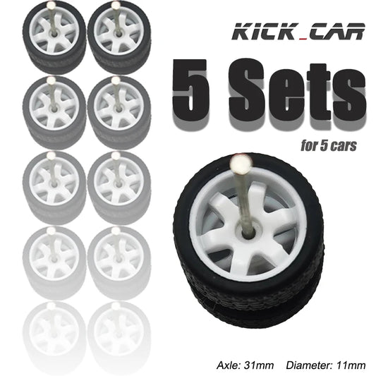 1:64 Wheels & Tires Set