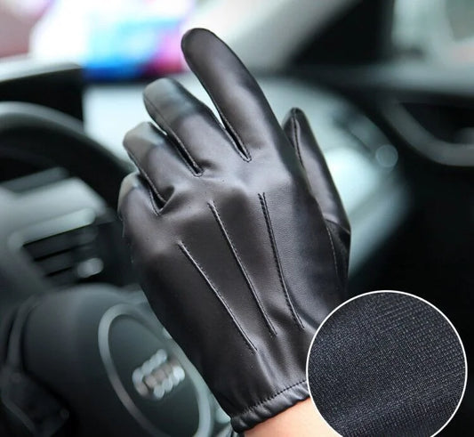 Guantes de conducción de cuero