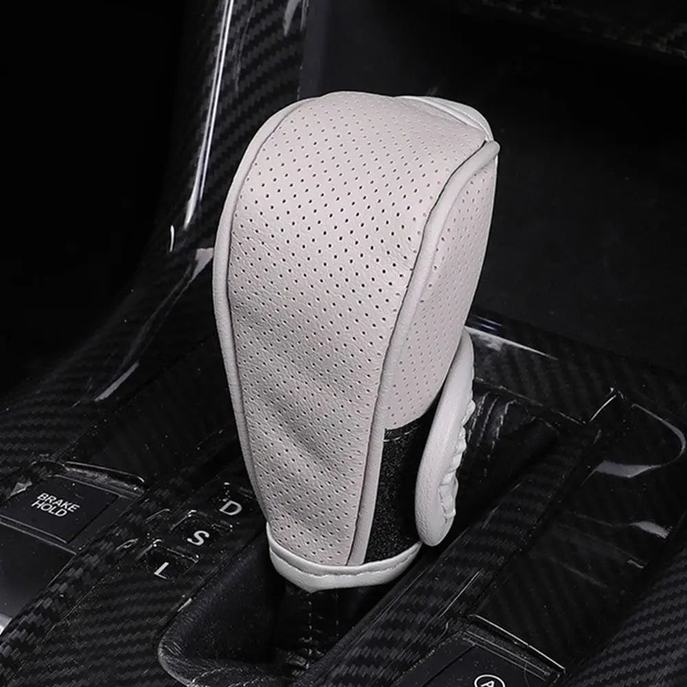 Leather Gear Shift Knob Cover
