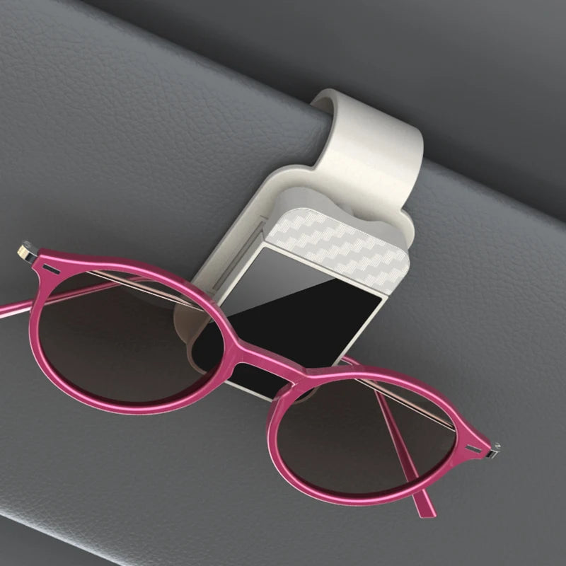 Clip de support de lunettes de soleil en fibre de carbone