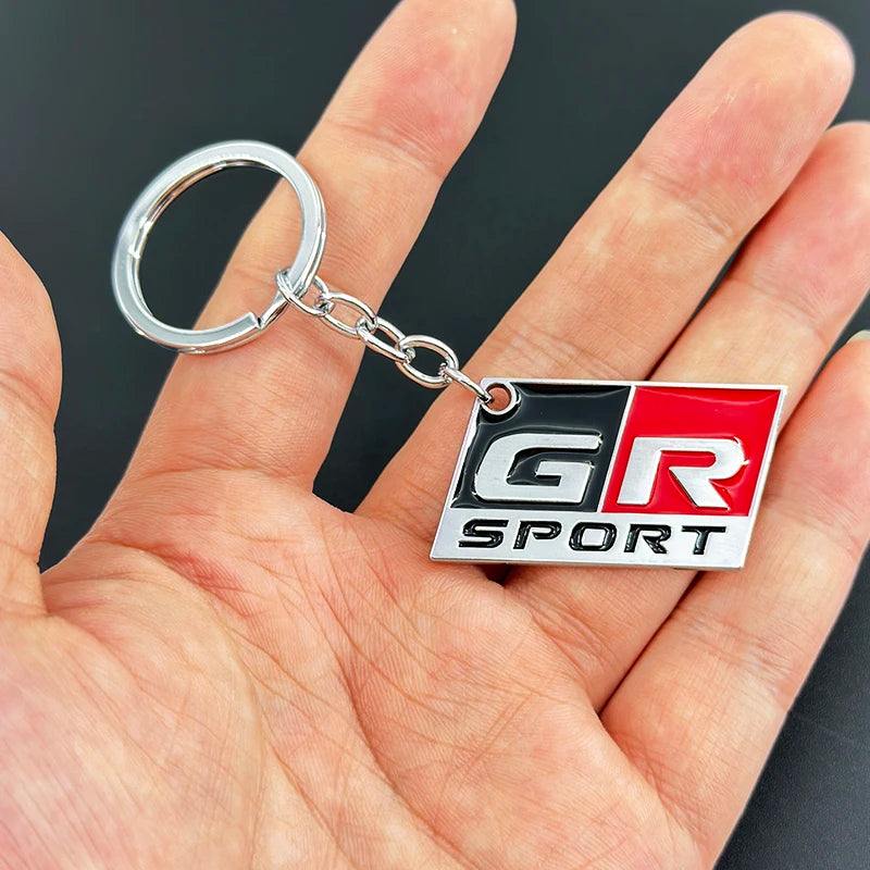 GR Sport Car Keychain